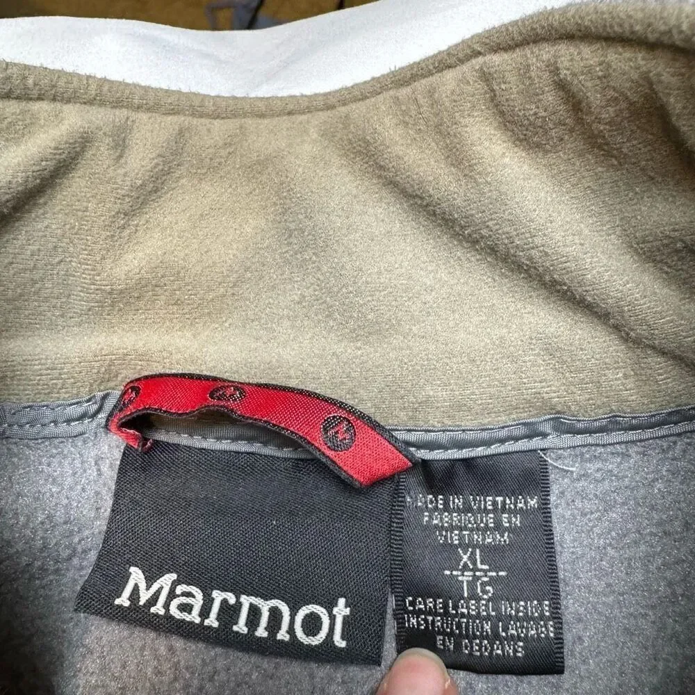 Marmot Men’s Fleece Full Zip Jacket‎ Grey Size XL
